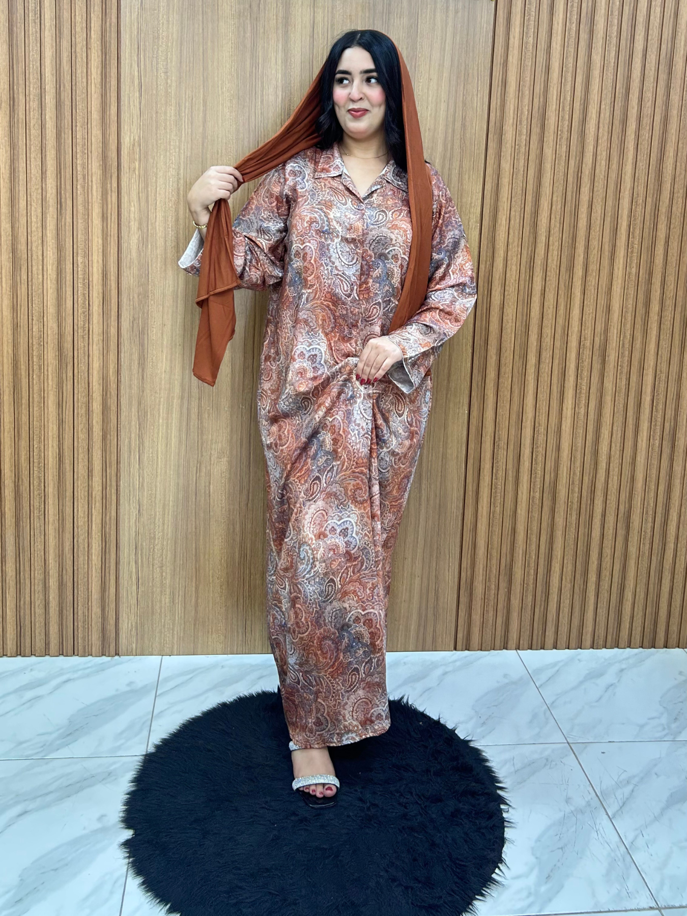 Robe avec foulard Cadeau