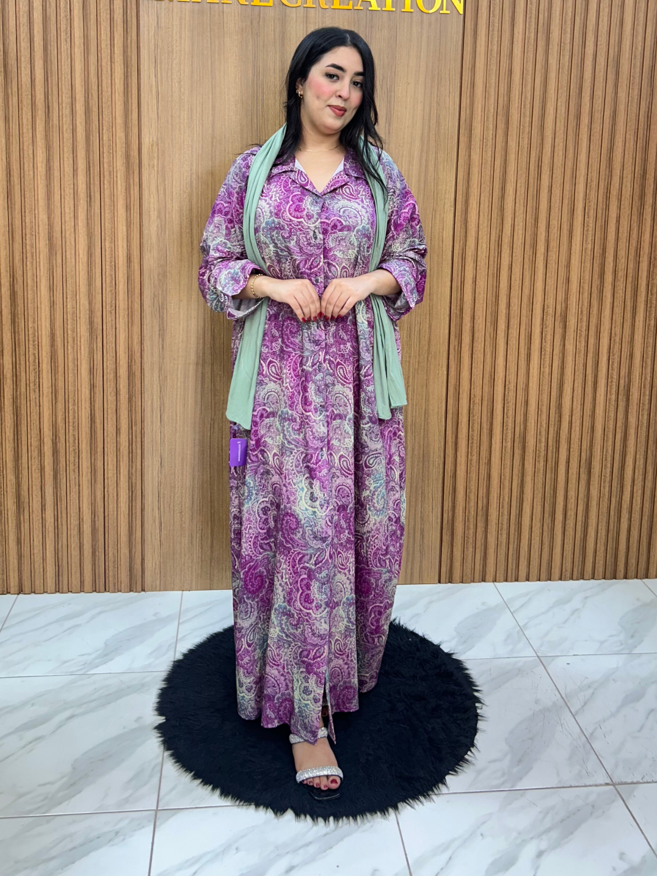 Robe avec foulard Cadeau