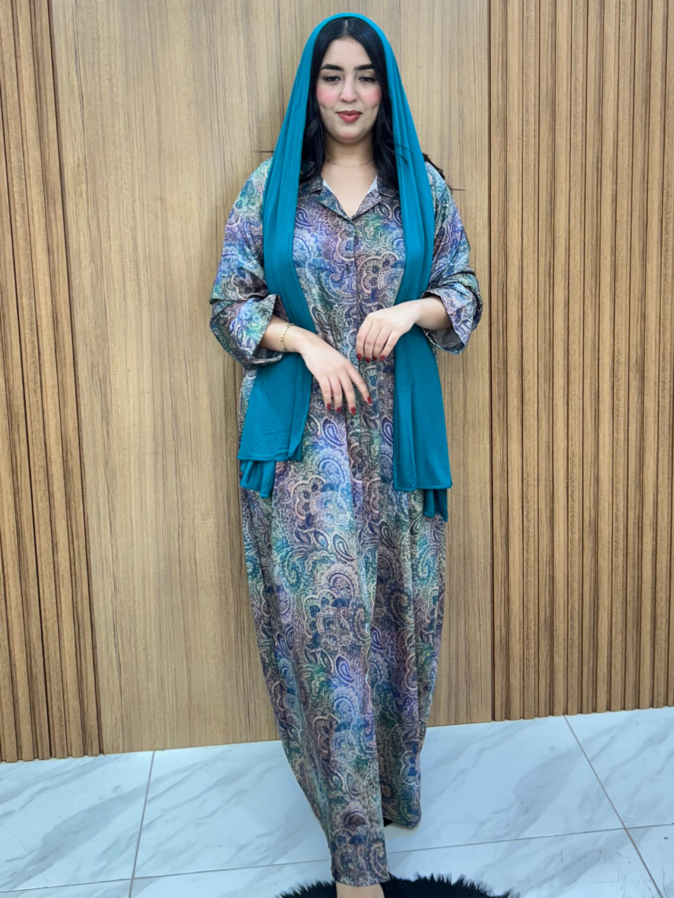 Robe avec foulard Cadeau